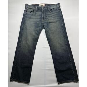 Levi's 569 Men's Loose Straight Fit Blue Denim Jeans - Size 38x32 (39x32)